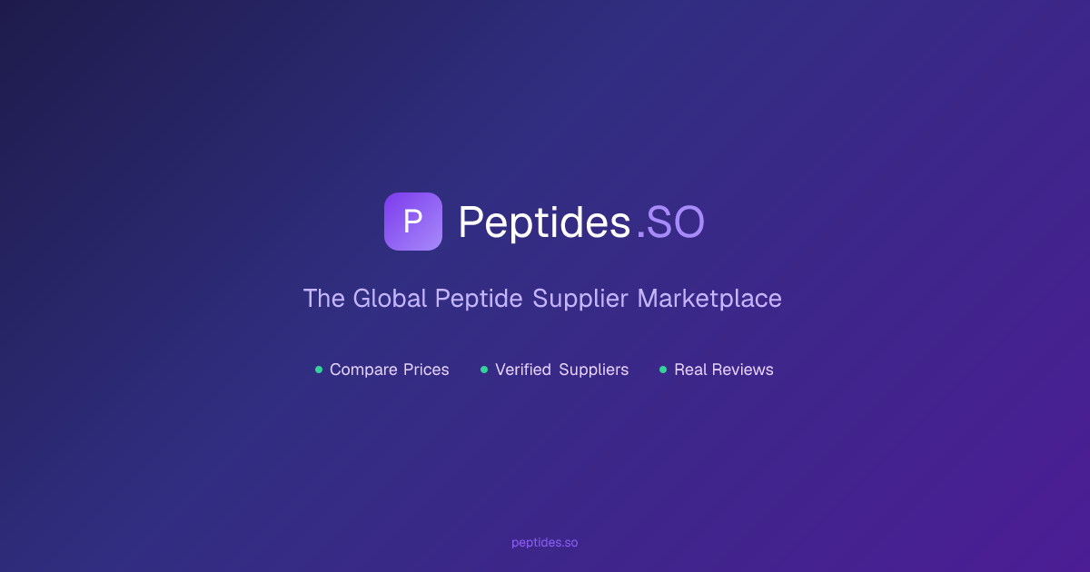 Peptide Dosage Reference Chart | Peptides.SO